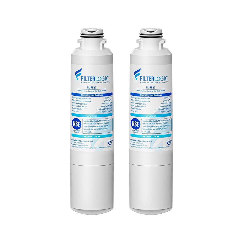 Upgrade to Crystal-Clear Water with Filterlogic DA29-00020B Replacement for Samsung RF28HMEDBSR